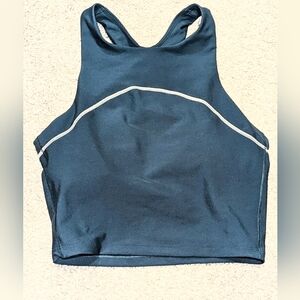 Kinesis Teal Green Workout Top-racerback-size Small